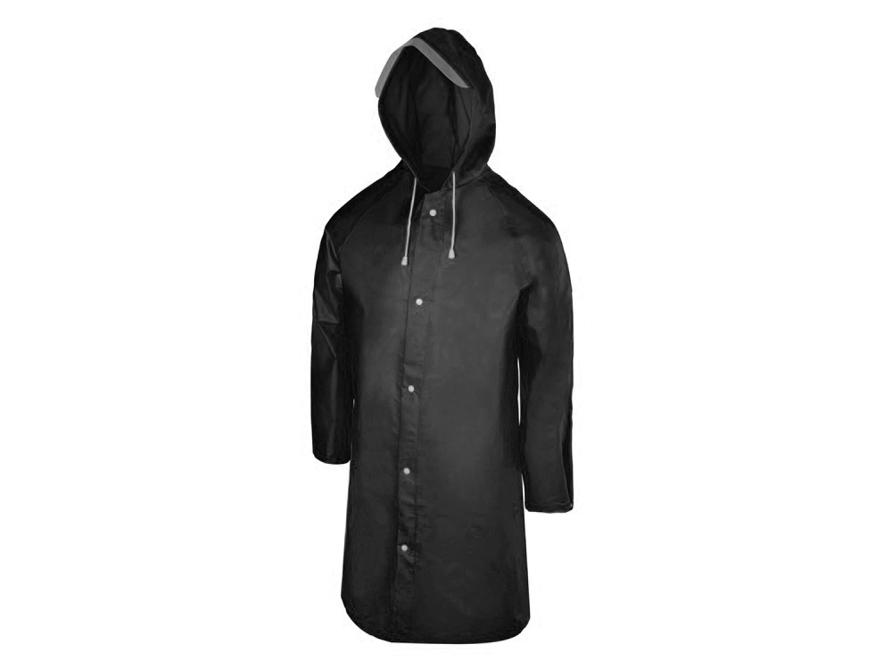 Дождевик Hawaii c чехлом унисекс (черный) XL-2XL (Изображение 1)