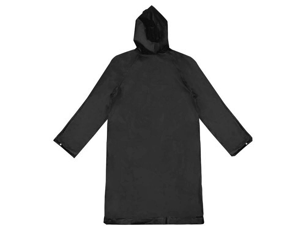 Дождевик Hawaii c чехлом унисекс (черный) XL-2XL (Изображение 4)