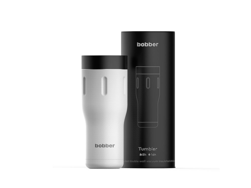 Вакуумная термокружка Tumbler, 470 мл (белый) 470 мл (Изображение 1)