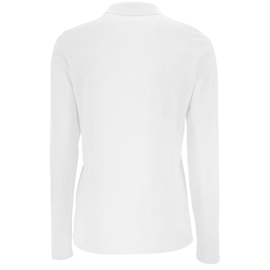 Рубашка поло женская с длинным рукавом Perfect LSL Women белая, размер XXL (Изображение 2)