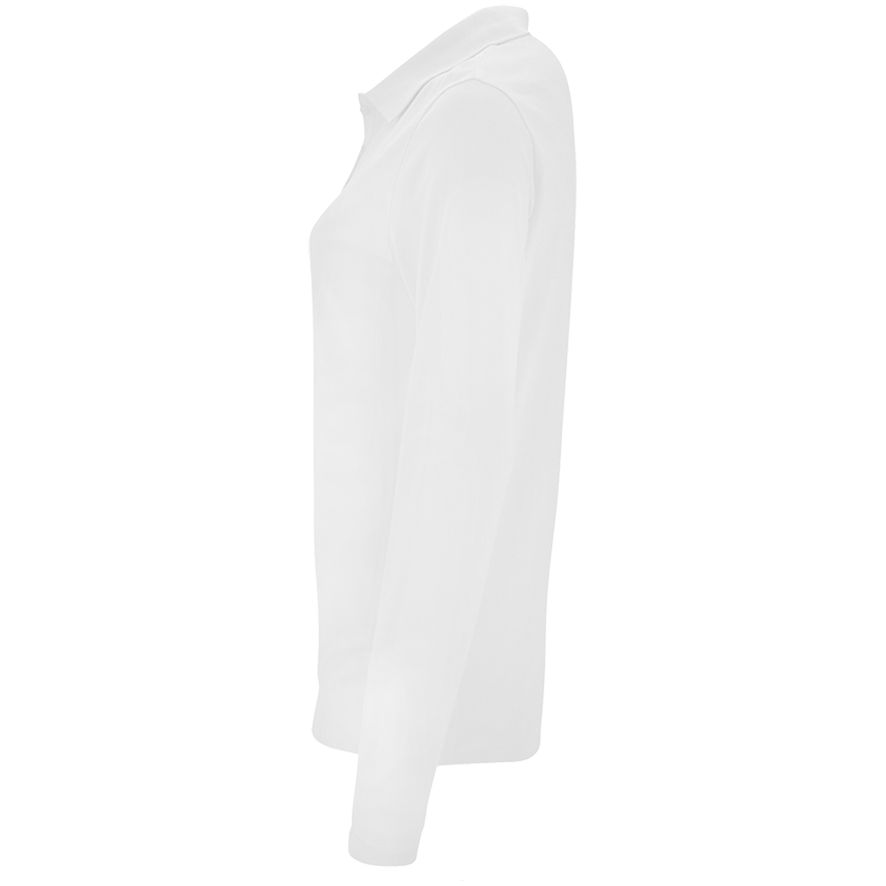 Рубашка поло женская с длинным рукавом Perfect LSL Women белая, размер XXL (Изображение 3)