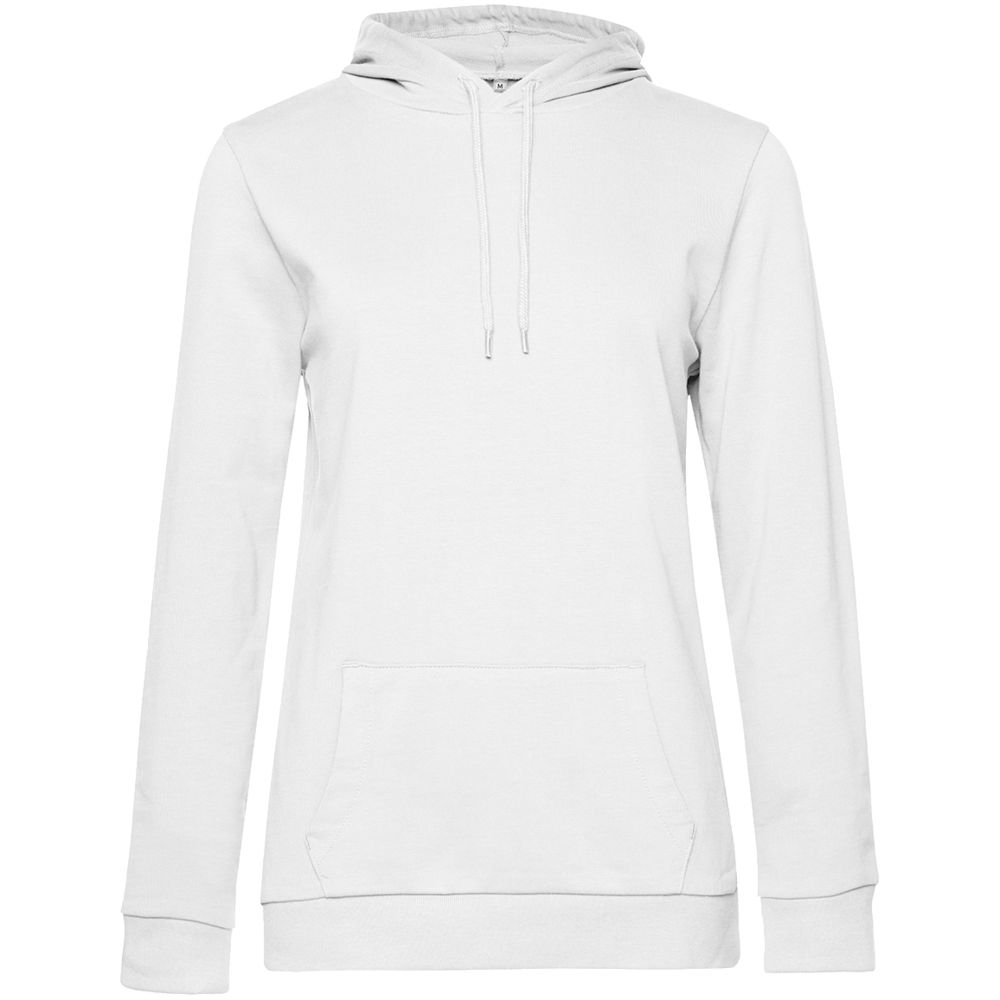 Толстовка с капюшоном женская Hoodie, белая, размер S (Изображение 1)