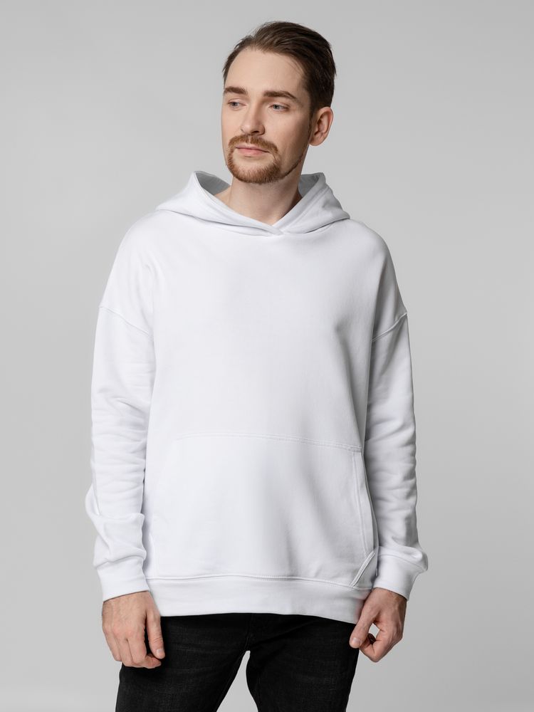 Худи оверсайз унисекс Outshine, белое, размер XL/2XL (Изображение 9)