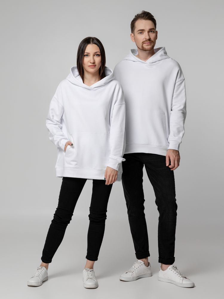 Худи оверсайз унисекс Outshine, белое, размер XL/2XL (Изображение 12)