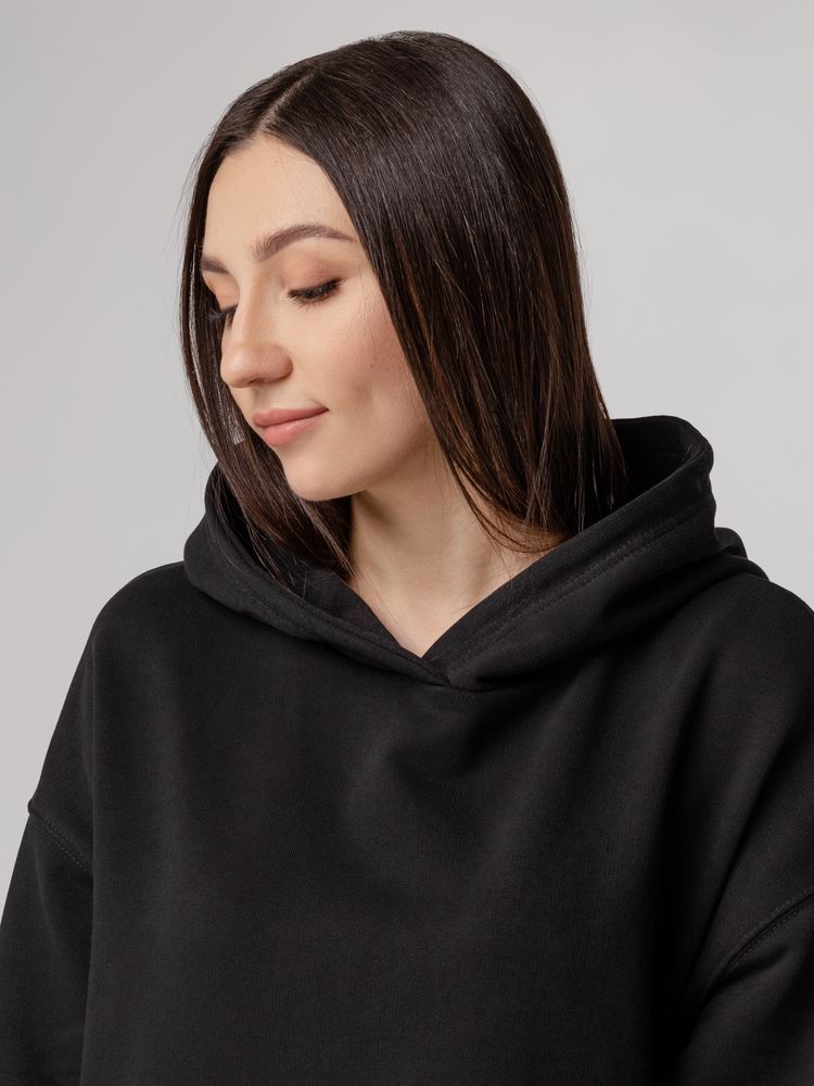 Худи оверсайз унисекс Outshine, черное, размер M/L (Изображение 9)