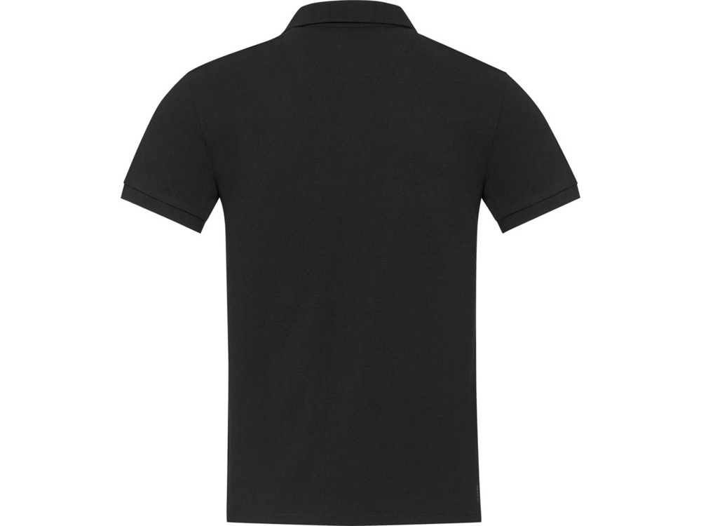 Рубашка поло Emerald, унисекс (черный) 3XL (Изображение 3)