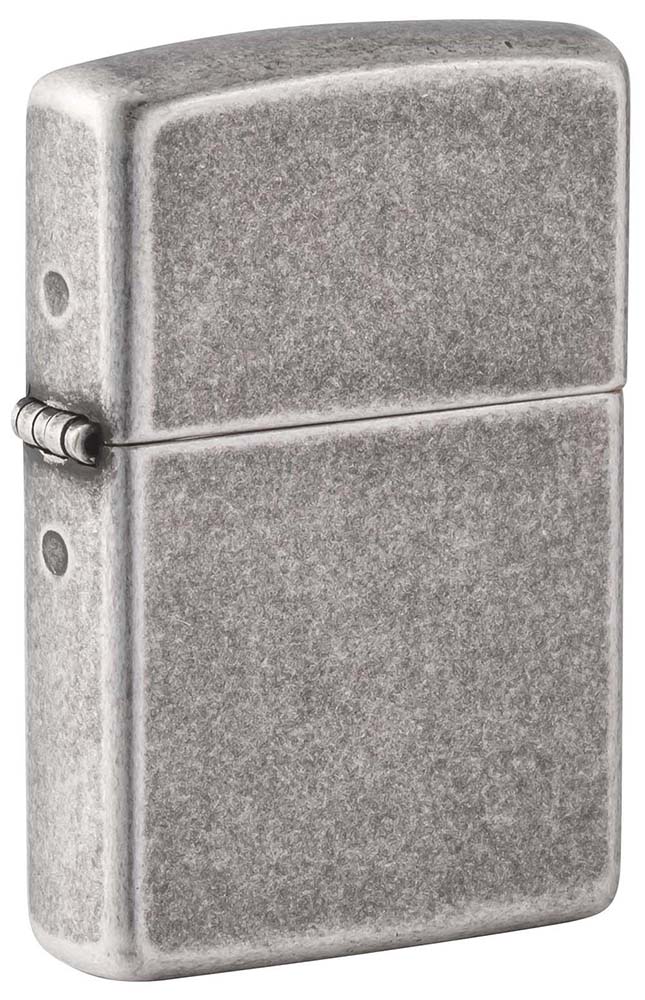 Зажигалка ZIPPO Armor® с покрытием Antique Silver, латунь/сталь, серебристая, 38x13x57 мм (Изображение 1)