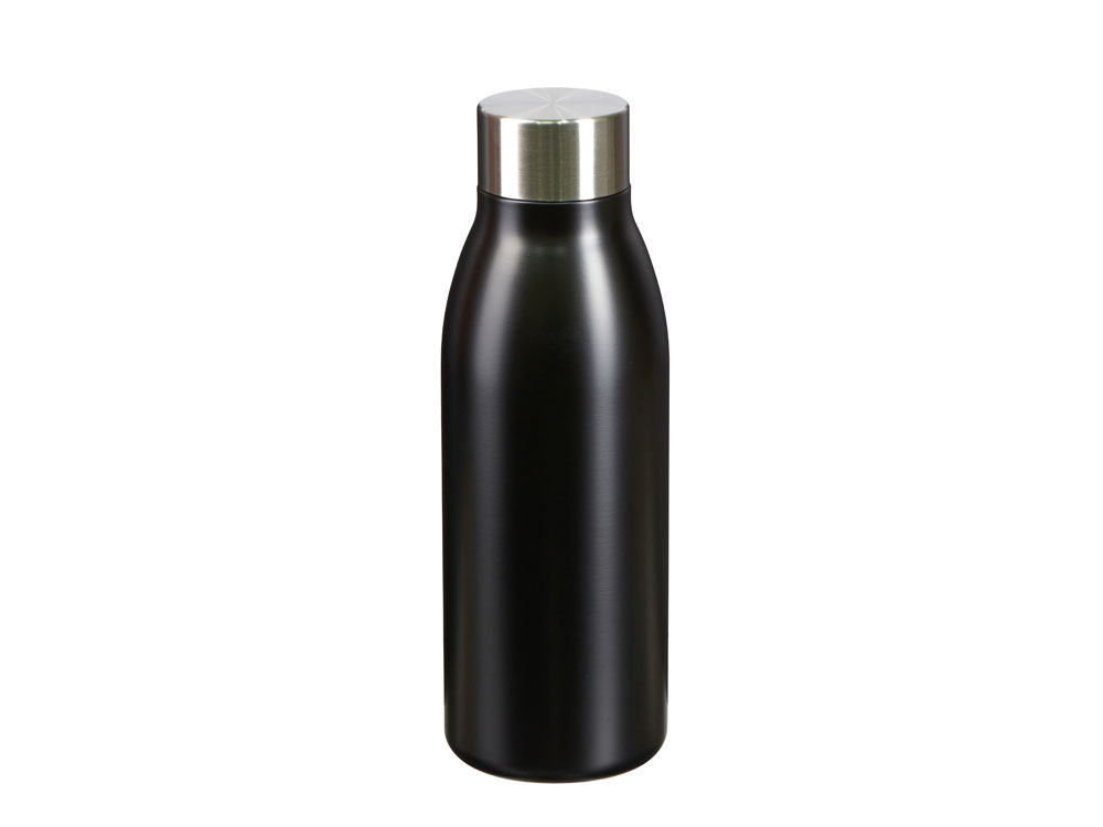 Вакуумная термобутылка Brottle c медной изоляцией, тубус, 600 мл (черный)  (Изображение 1)
