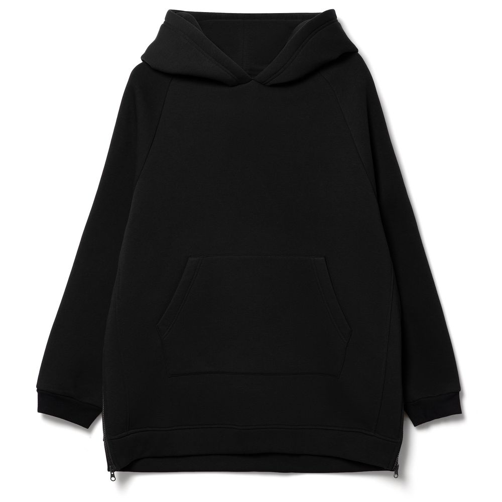Худи унисекс оверсайз Easy Street, черное, размер XL/XXL (Изображение 1)