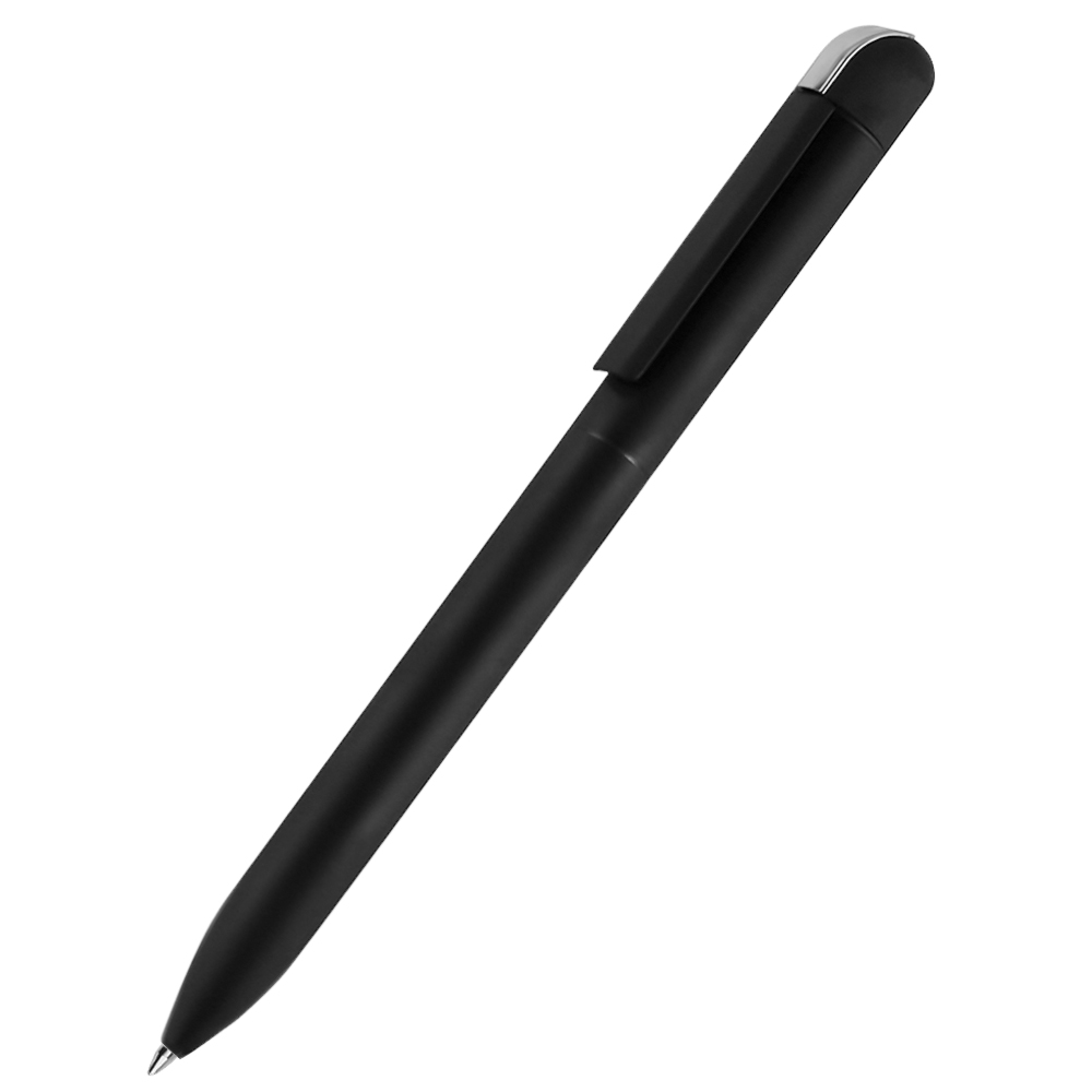 Ручка металлическая Espada софт-тач, чёрная