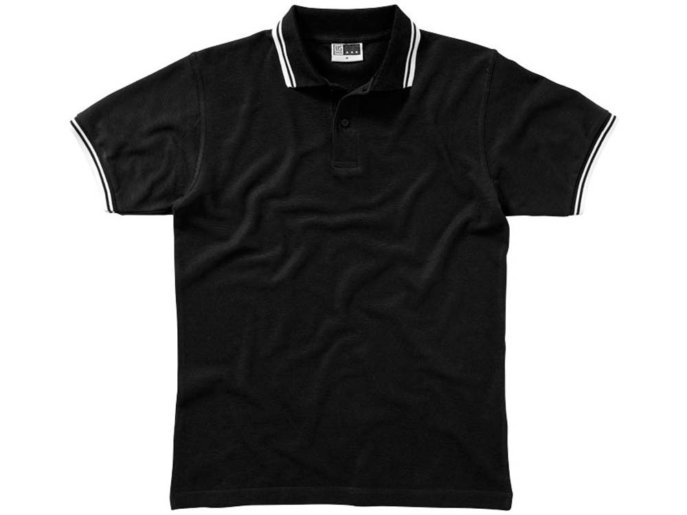 Рубашка поло Erie мужская (черный) XL (Изображение 10)