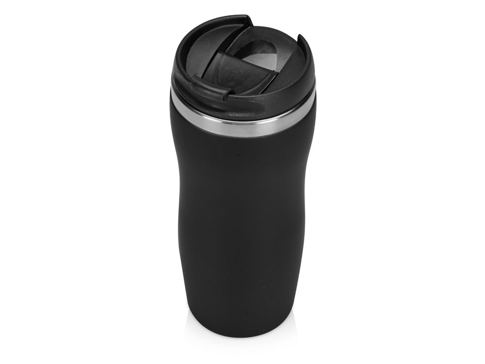 Термокружка Double wall mug С1 soft-touch, 350 мл (черный) 