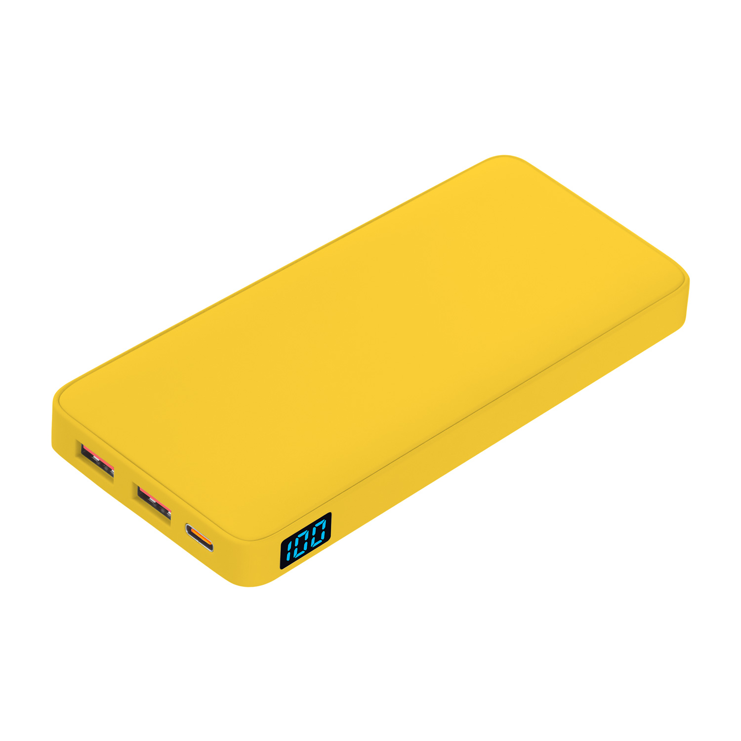 Внешний аккумулятор с подсветкой Ancor PD Plus 10000 mAh, желтый