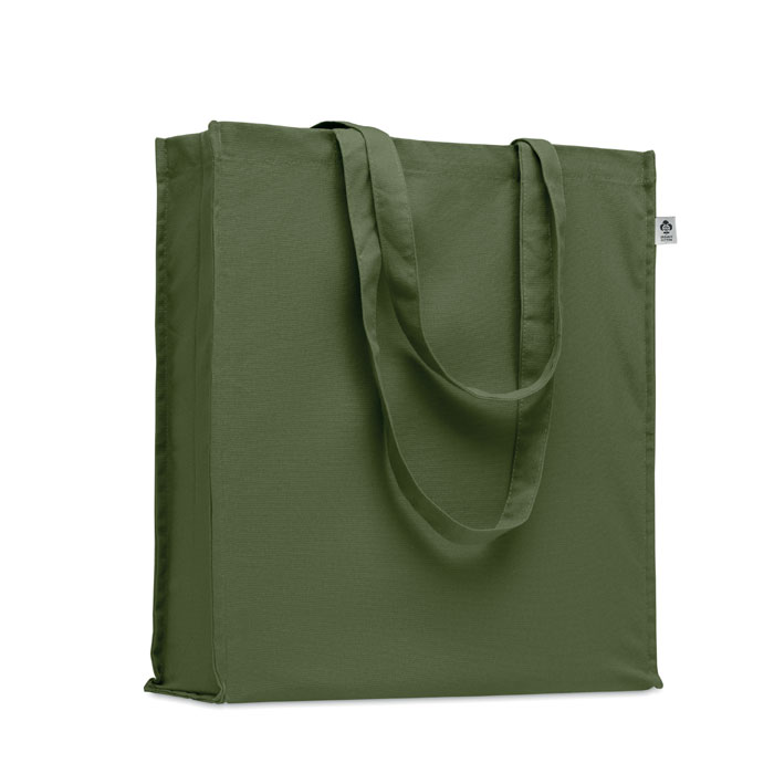 Сумка для покупок из органическ (зеленый-зеленый) (Изображение 1)