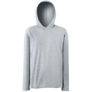 Футболка "Long Sleeve Hooded T", 100% х/б, 160 г/м2