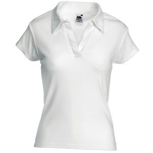 Поло "Lady-Fit Rib Polo", 100% х/б, 210 г/м2 (Изображение 1)