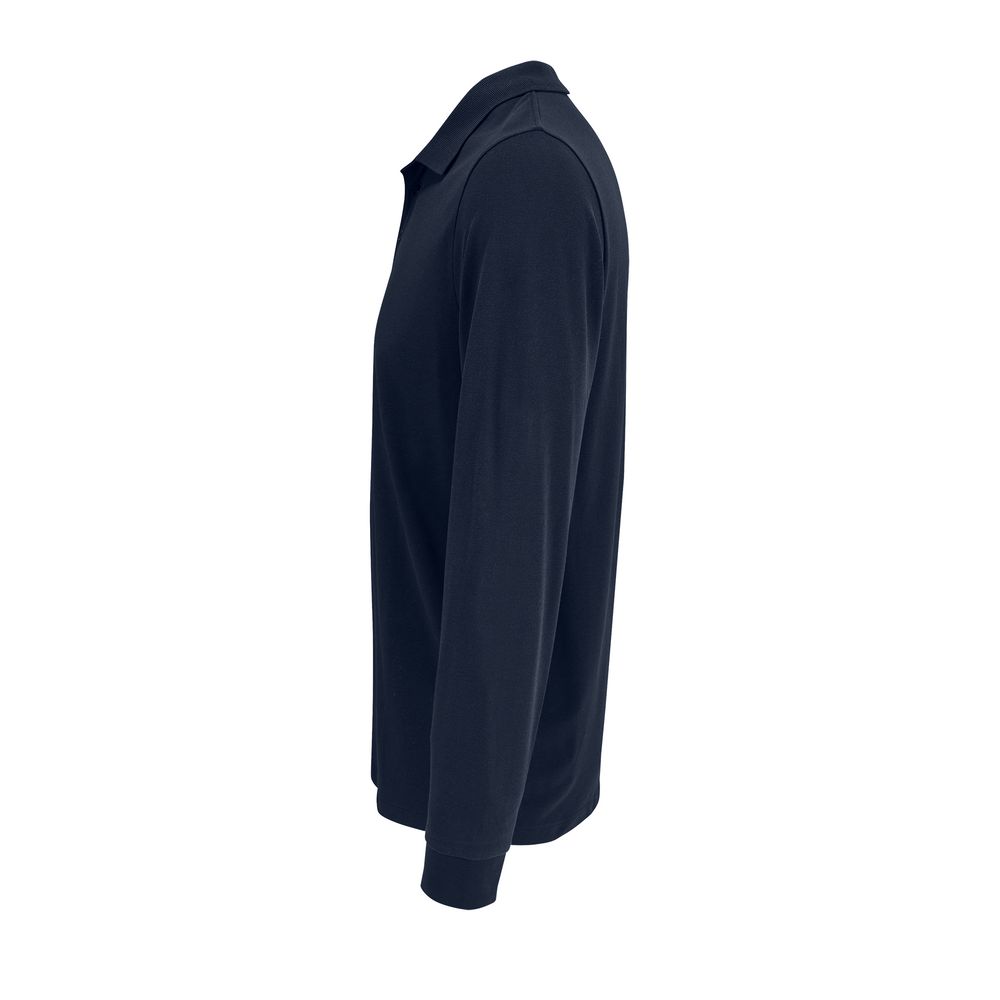Рубашка поло с длинным рукавом Prime LSL, темно-синяя, размер L (Изображение 2)