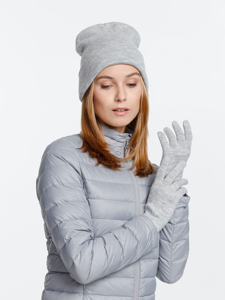 Перчатки Urban Flow, светло-серый меланж, размер L/XL (Изображение 5)