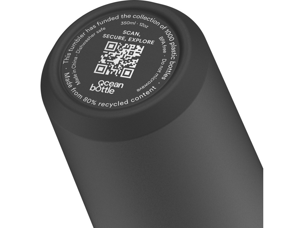 Дорожная термокружка Ocean Bottle (черный)  (Изображение 7)