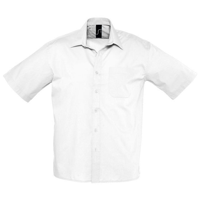 Рубашка"Bristol", белый_2XL, 65% полиэстер, 35% хлопок, 95г/м2 (Изображение 1)