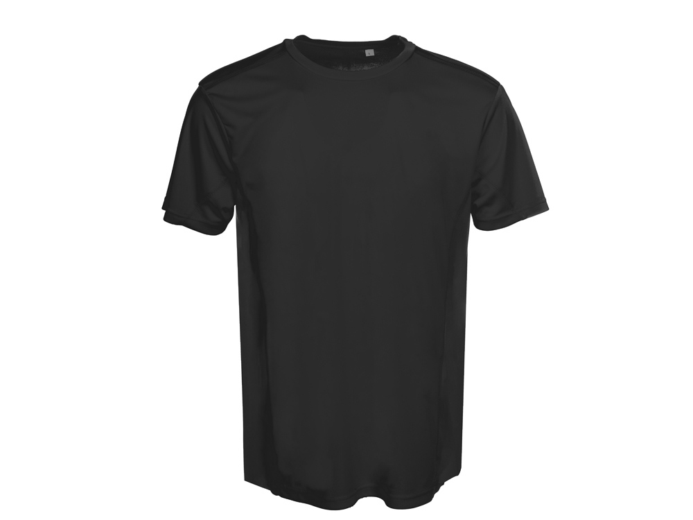 Футболка спортивная Turin, мужская (черный) 3XL (Изображение 8)