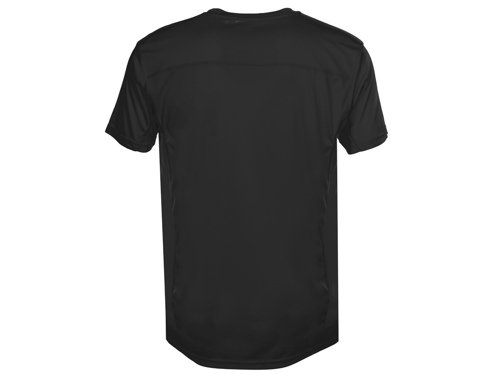 Футболка спортивная Turin, мужская (черный) 3XL (Изображение 9)