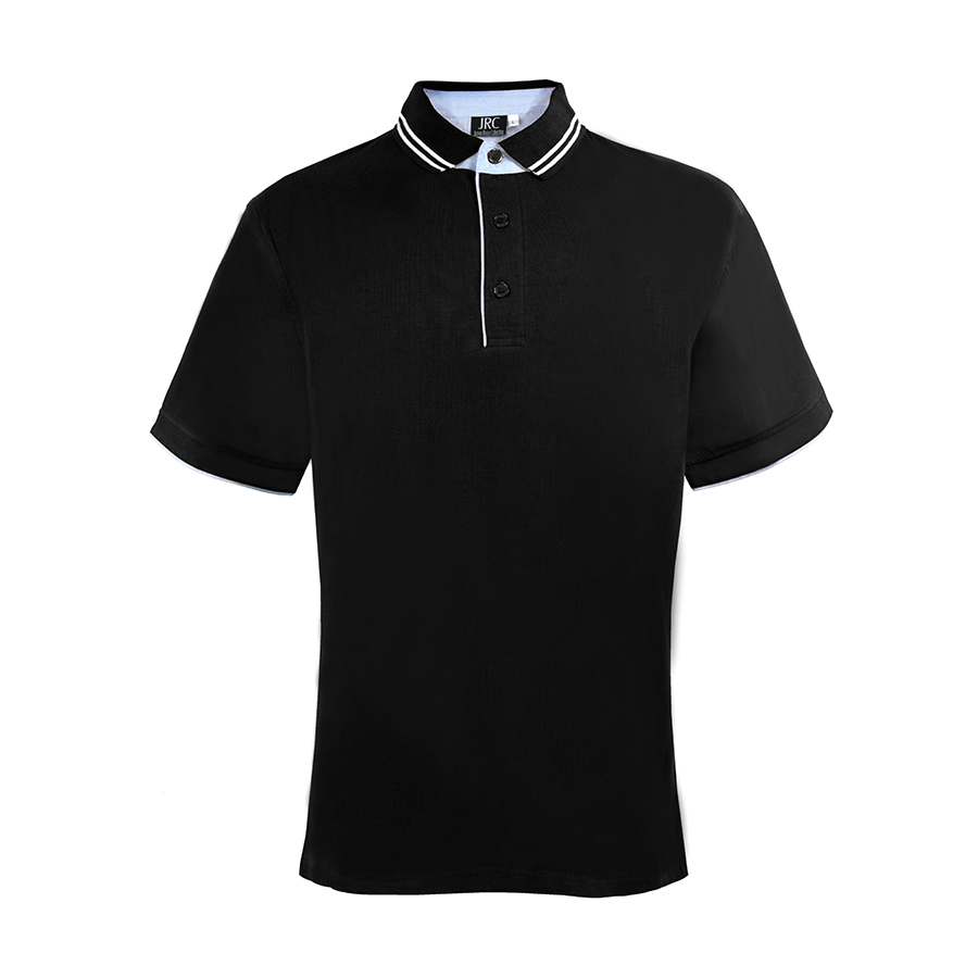 Рубашка поло мужская RODI MAN, черный, 2XL, 100% хлопок, 180 г/м2 (Изображение 1)