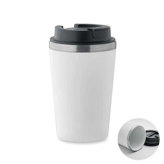 Ceramic lining tumbler 350 ml (белый) (Изображение 1)