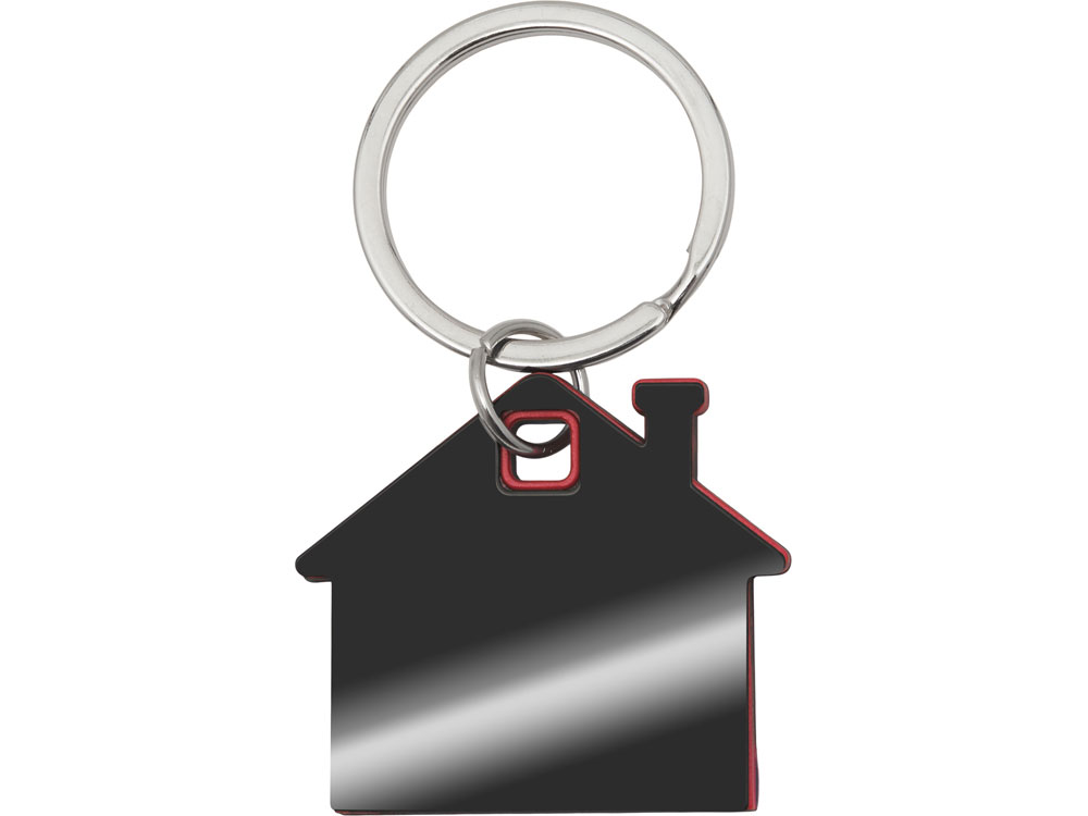 Брелок SteelPop House (стальной/красный)  (Изображение 2)