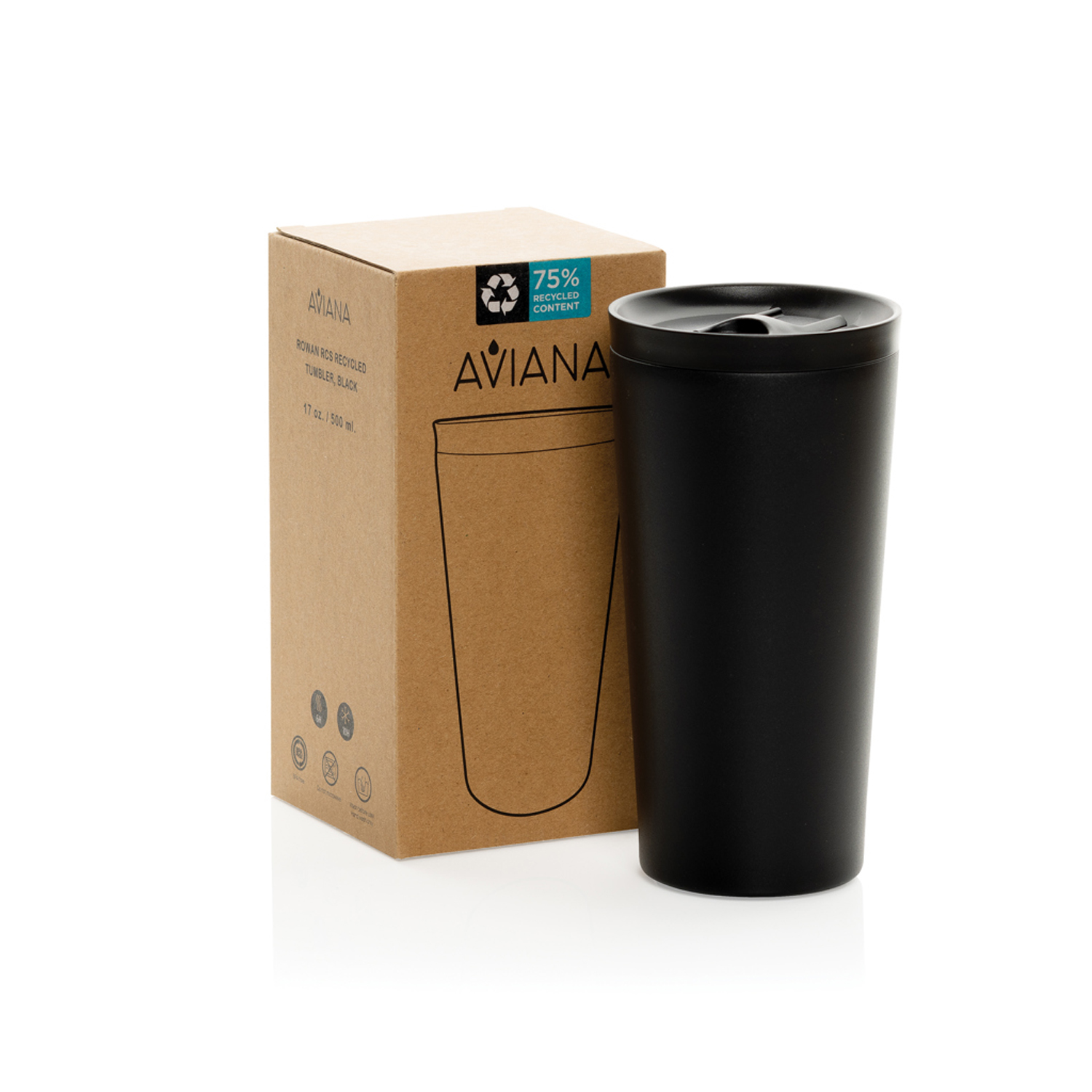 Термокружка Aviana™ Rowan из переработанной стали RCS, 500 мл (Изображение 3)