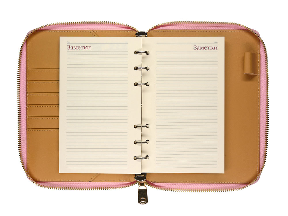 ЕЖЕДНЕВНИК недатированный А5- RIVIERA. ZEFIR (РОЗОВЫЙ ЗЕФИР) (Р) (Изображение 9)