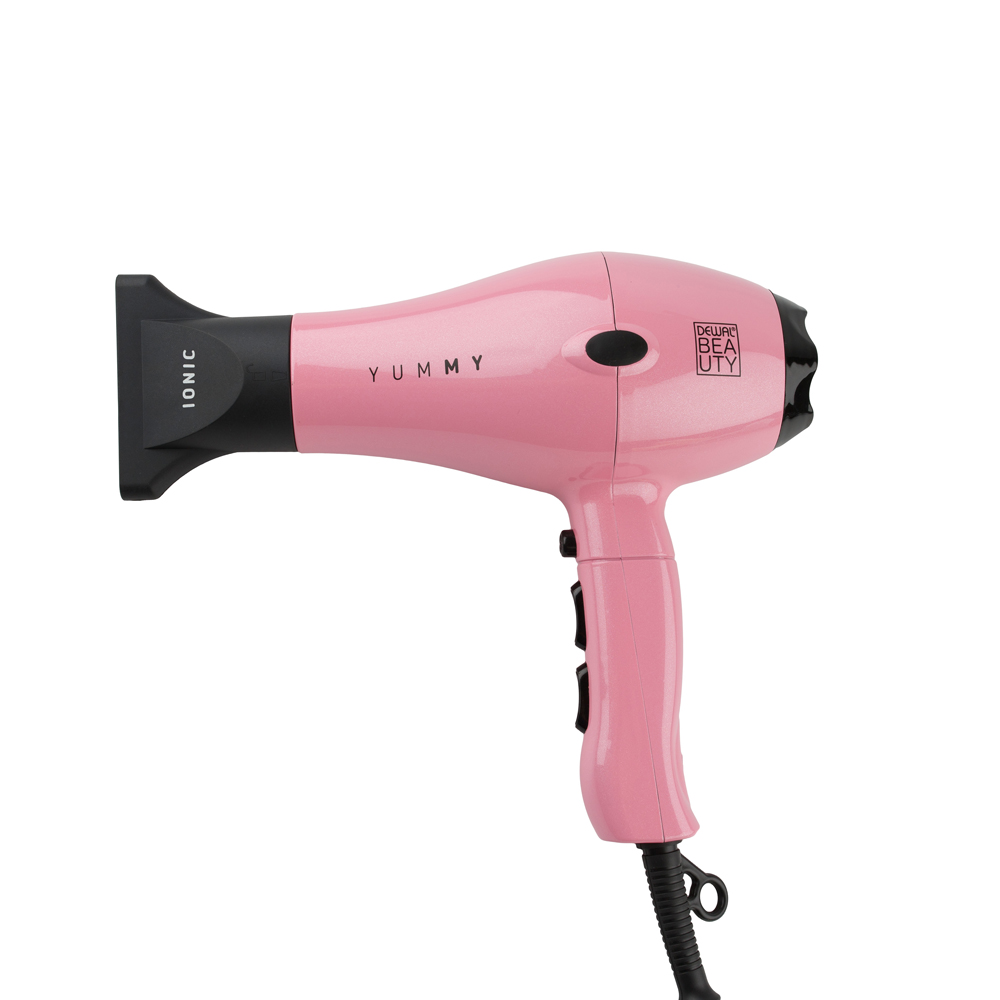 Фен DEWAL BEAUTY YumMy Pink, светло-розовый, 2000 Вт, ионизация, 1 насадка (Изображение 1)