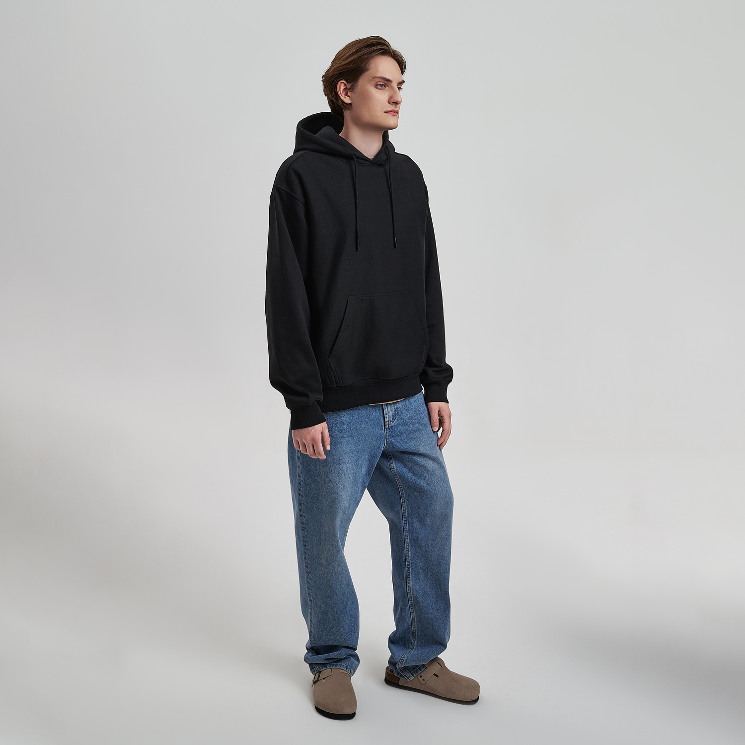 Худи релакс унисекс ADVENTURE, черный, размер XL/2XL (Изображение 2)