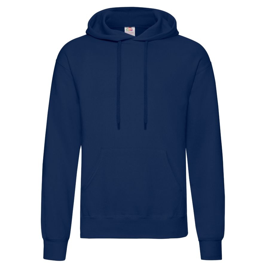 Толстовка CLASSIC HOODED 3XL темно-синий 80% хлопок, 20% полиэстер, плотность 280г/м2 (Изображение 1)