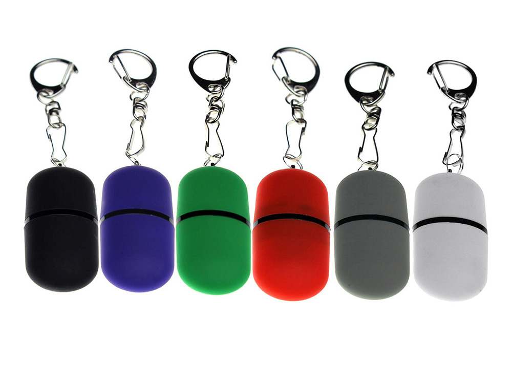 USB 2.0- флешка Goutte Soft-touch на 8 Гб каплевидной формы (белый) 8Gb (Изображение 4)