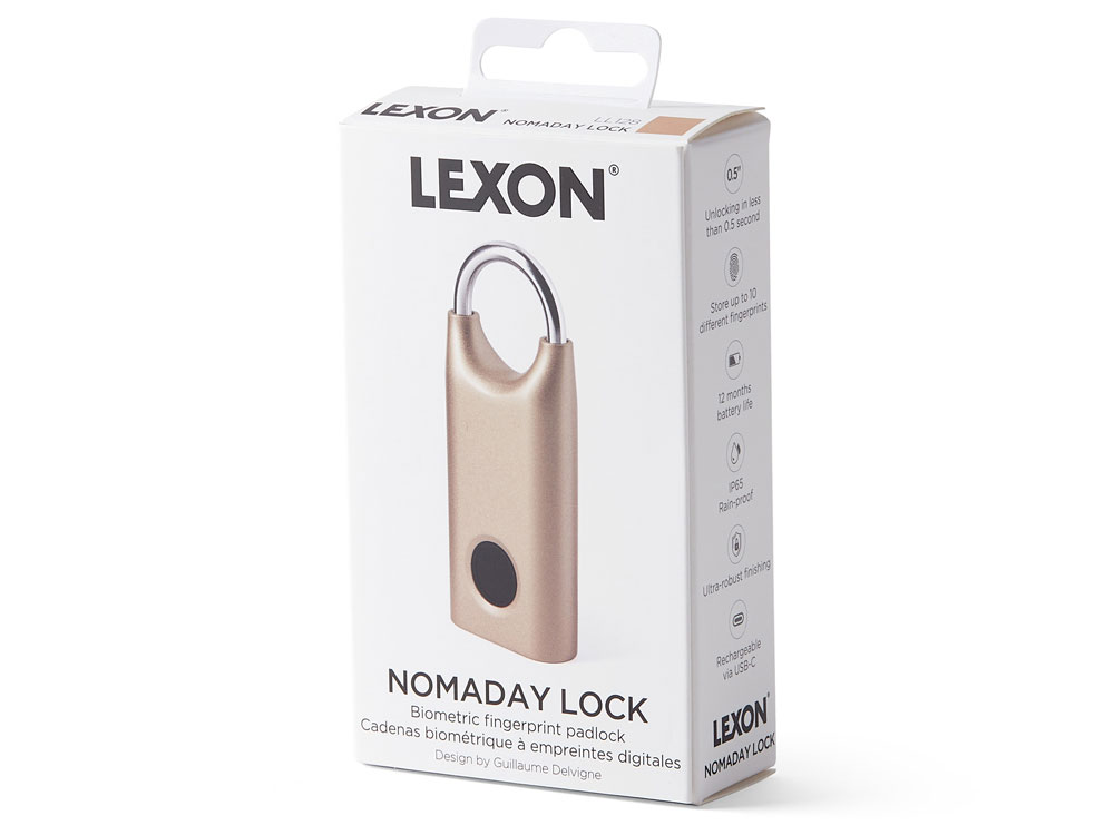Замок с сенсором Noma Lock, темно-серый (Изображение 8)