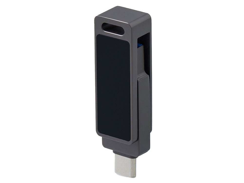 Флешка 32 ГБ USB Type-C и USB 3.0 с подсветкой лого Спинлайт (Изображение 5)