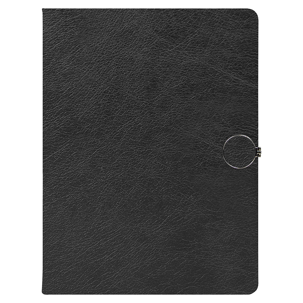 Ежедневник Alfa Omega Mocca Business Edition B5, в твердой обложке, с магнитной застежкой, черный, в подарочной коробке (Изображение 1)
