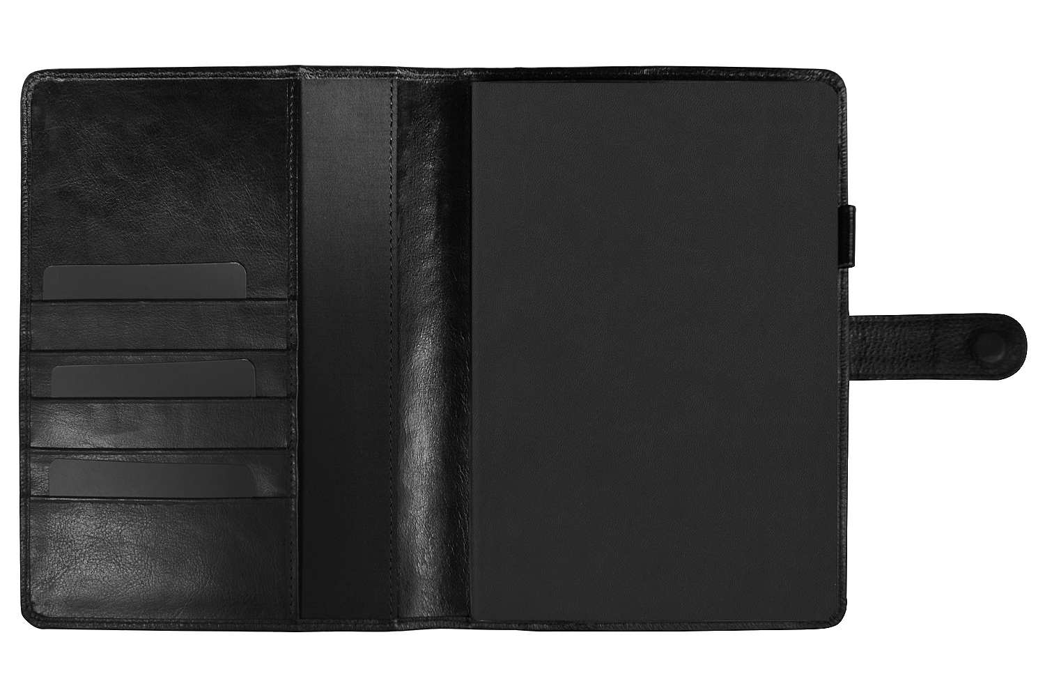 Набор подарочный Solution Prestige Quadro (Блокнот Flexy Forest Urban Latte в суперобложке Country Leather Sky, обложка для автодокументов Leather Sun, футляр для кредитных карт/картхолдер Leather Way) (Изображение 3)
