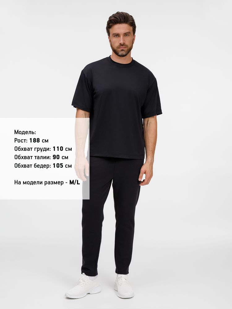 Футболка из бифлекса Morfiss, черная, размер XS/S (Изображение 5)