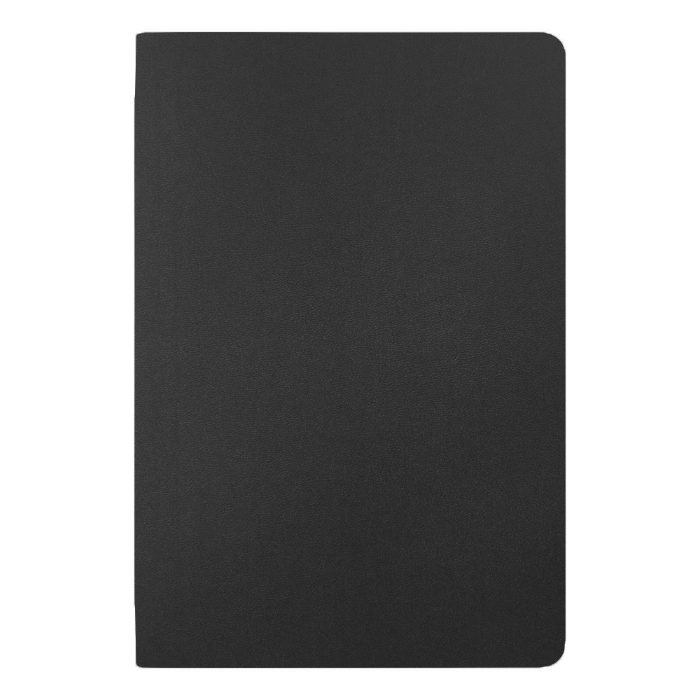 Ежедневник Flexy Velours de soie  А5, черный, недатированный, в гибкой обложке (Изображение 2)
