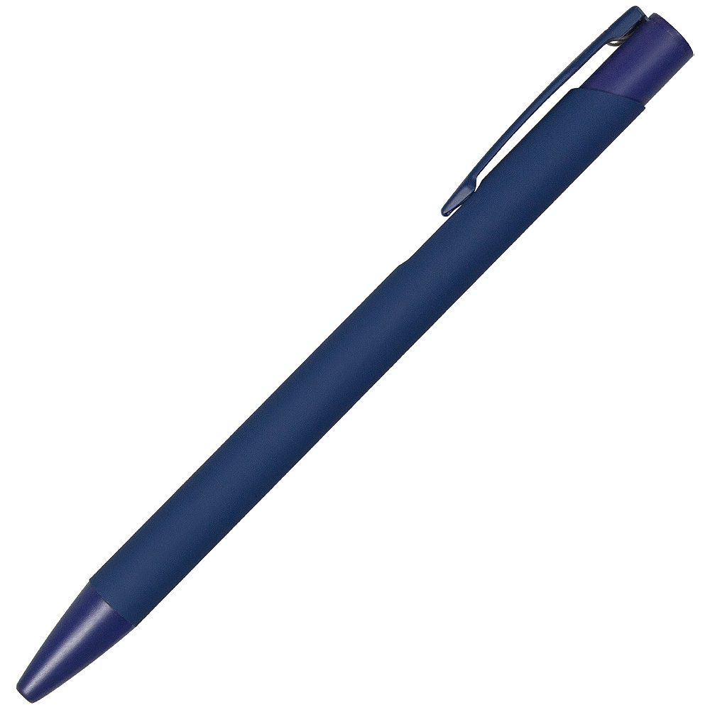 Ручка шариковая Legend Soft Touch Monochrome Requis, темно-синяя (Изображение 1)
