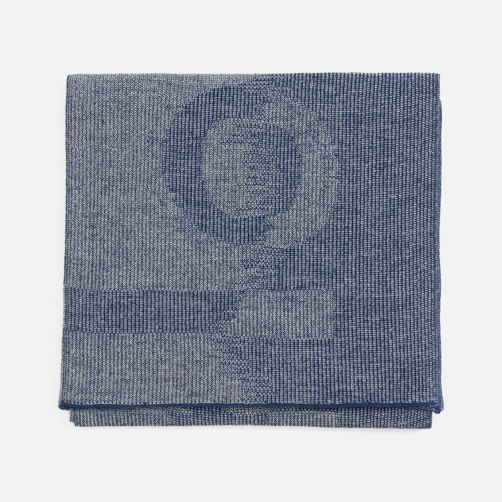 Шарф Denim XXL на заказ, полушерсть (Изображение 9)