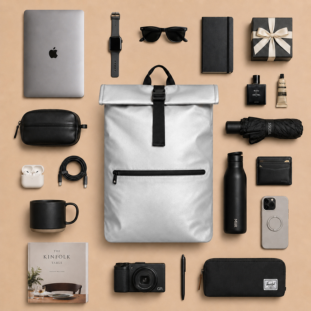 Рюкзак SKYPACK, Серебряный (Изображение 6)