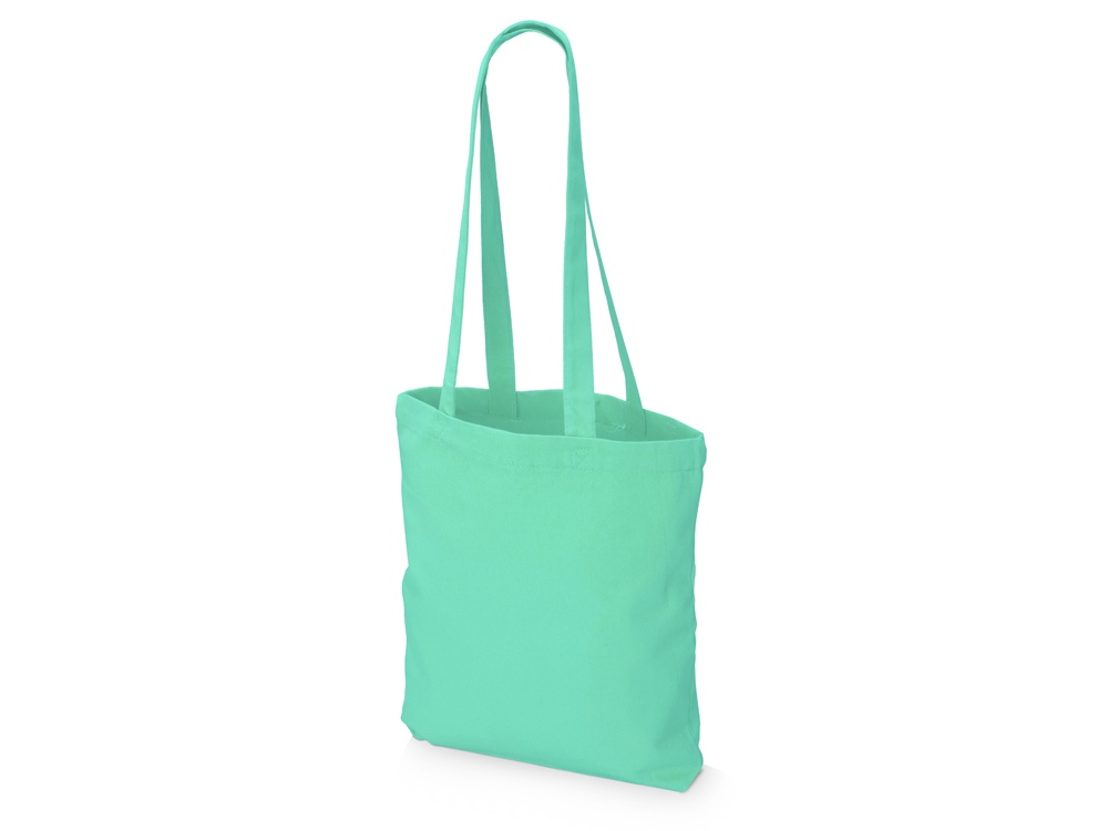Сумка из плотного хлопка Carryme 220, 220 г/м2 (мятный)  (Изображение 2)