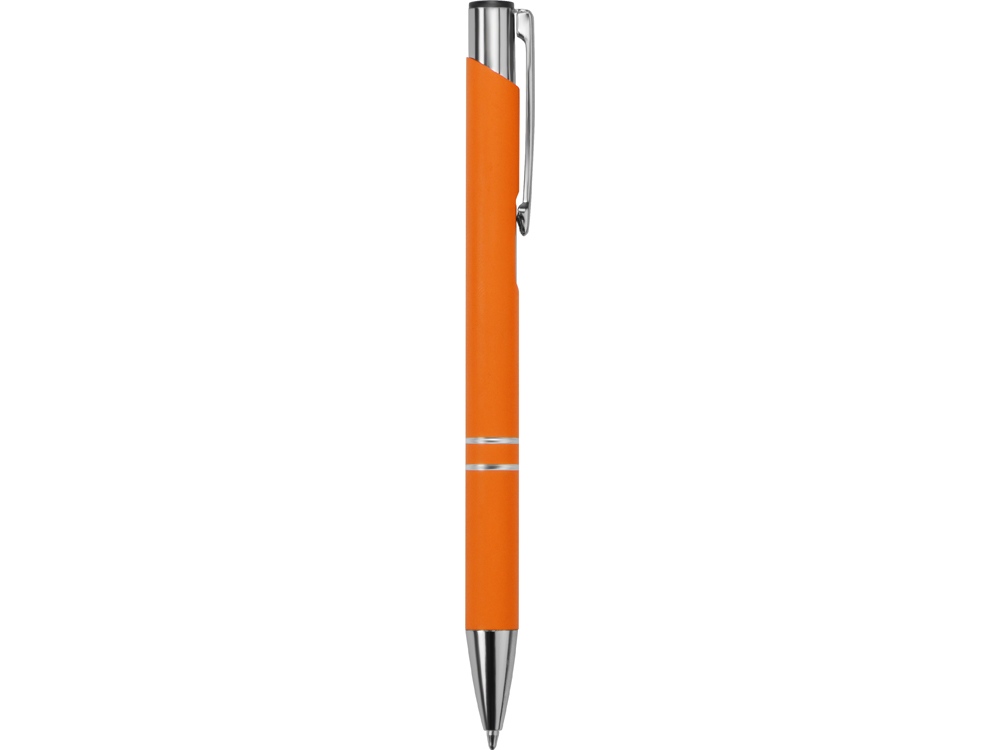 Ручка металлическая шариковая C1 soft-touch (оранжевый)  (Изображение 3)