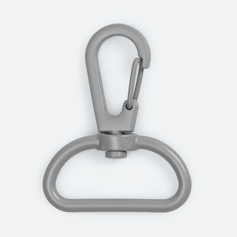 Застежка-карабин Snap Hook, L, серая (Изображение 1)