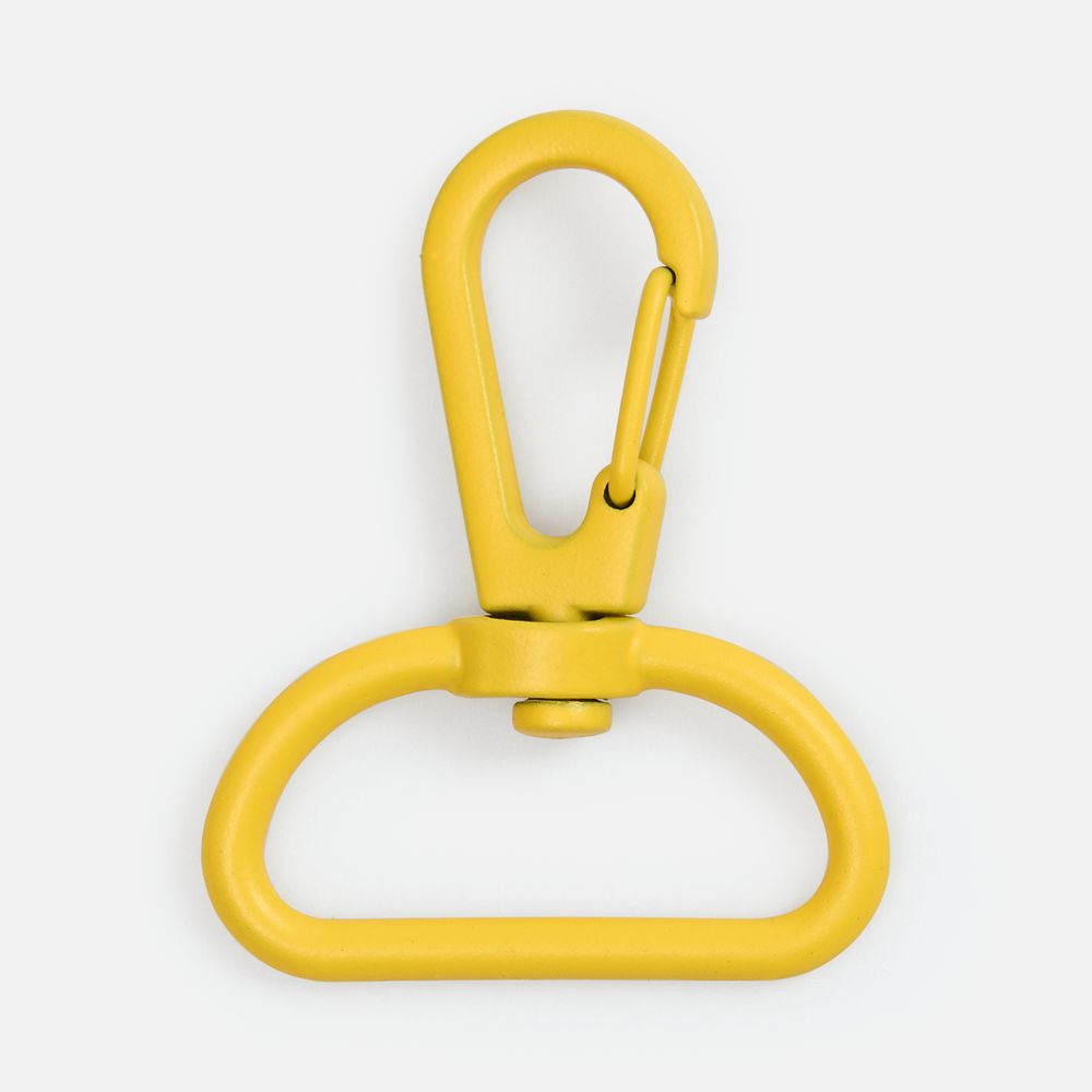 Застежка-карабин Snap Hook, L, желтая (Изображение 1)