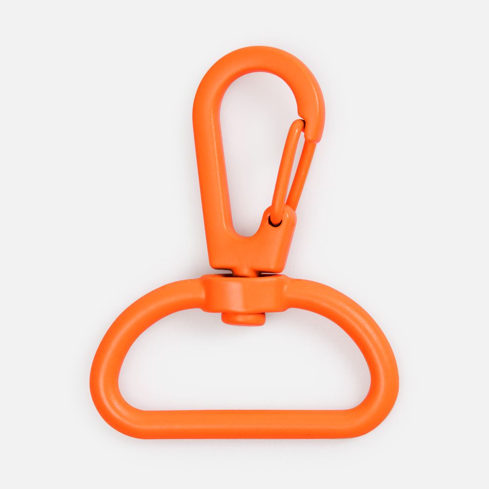 Застежка-карабин Snap Hook, L, оранжевый неон (Изображение 1)