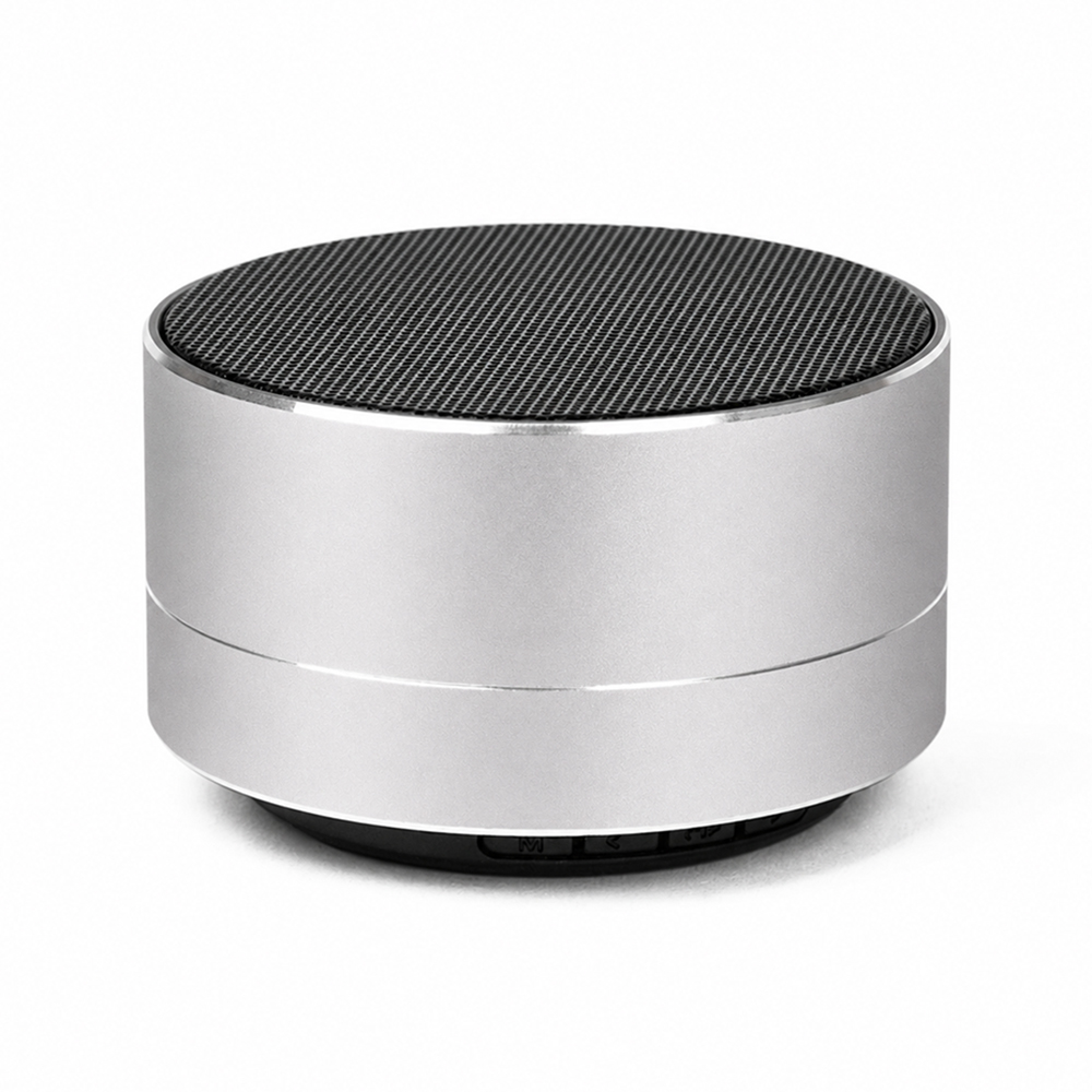 Беспроводная Bluetooth колонка MuzOn, серебристая (Изображение 2)